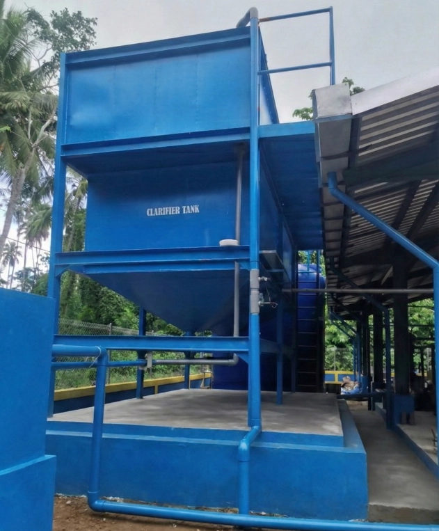 Tangki Clarifier Unit WWTP dan Pre-treatment di PLTU Malinau, Kalimantan Utara