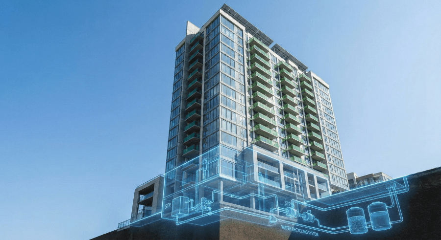 Jasa instalasi STP apartemen gedung bertingkat dengan teknologi modern