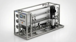 Custom-designed compact skid-mounted SWRO machine for marine and industrial use