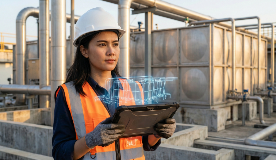 Reliable domestic and industrial WWTP construction costs by experienced contractors.