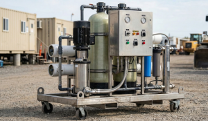 Portable WTP for Worker Camps: A Rugged Mobile RO System with Stainless Steel Frame for Infrastructure Project Sites